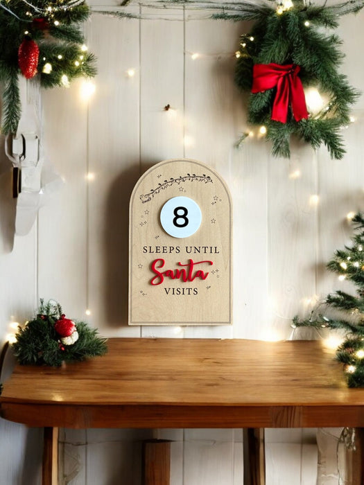 Christmas TruFlat Maple sign 