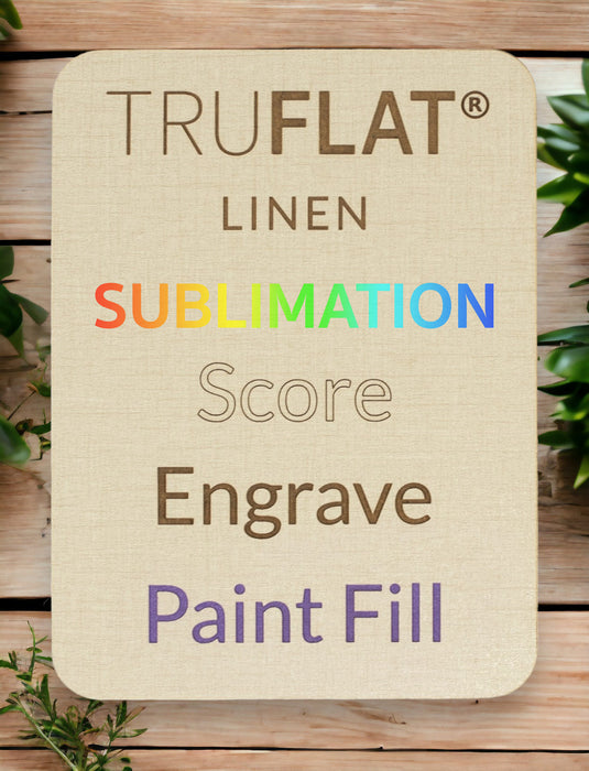 TruFlat® Linen Plywood with sublimation