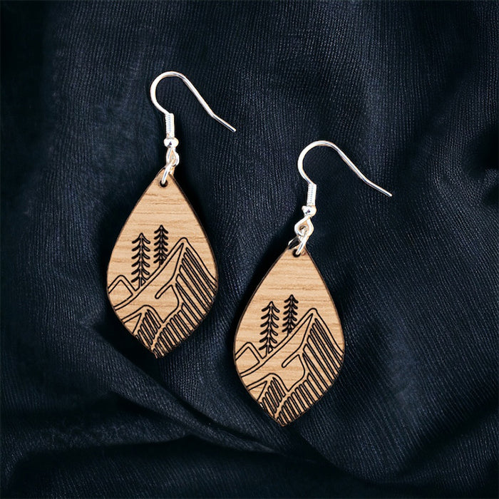TruFlat® Oak earrings