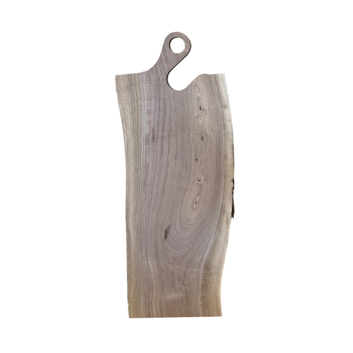 Walnut charcuterie board with handle