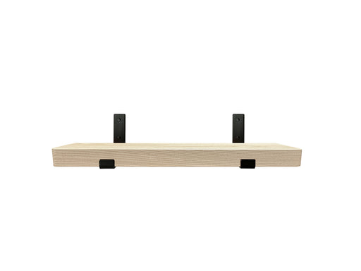 White Ash Shelf with black brackets