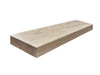 white oak floating shelf