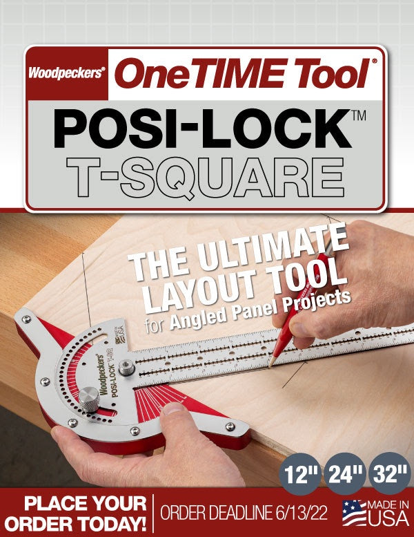 Woodpecker posi store lock t square