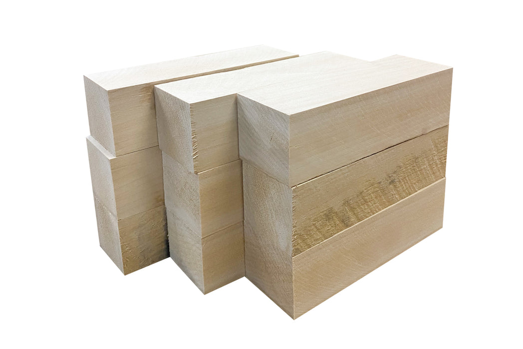 Basswood Carving Block - 2" x 2" x 6" (Set of 9)