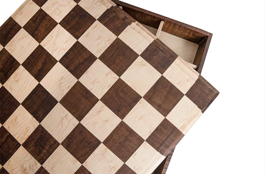 DIY woodworking chess board