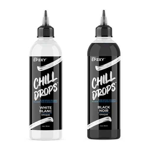 Chill drops for epoxy - opaque