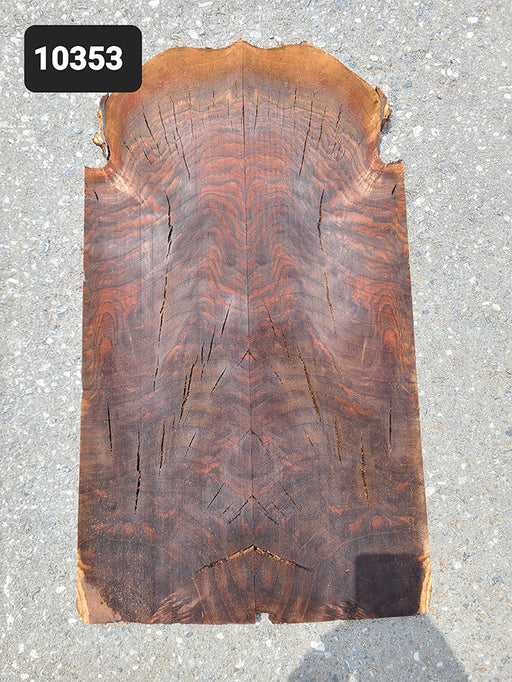 Bookmatched Claro Walnut Burl Drop Top (10353)