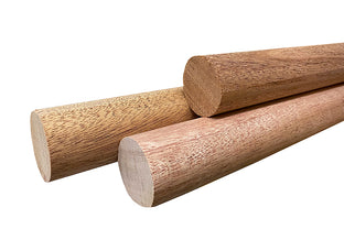 48 Hardwood Dowels in 6 species - Total Wood Store