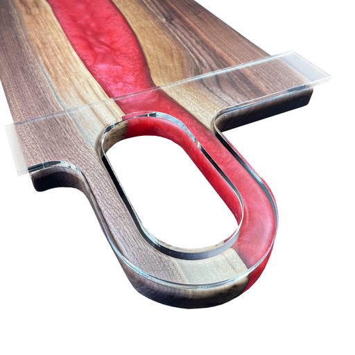 Modern Oval - Charcuterie Board Handle Template