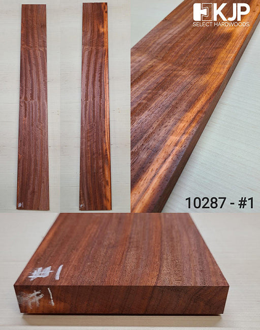 Padauk - Quarter Sawn Figured Neck Blank