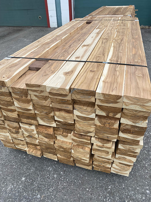 6/4 Rough Cut Plantation Teak Lumber