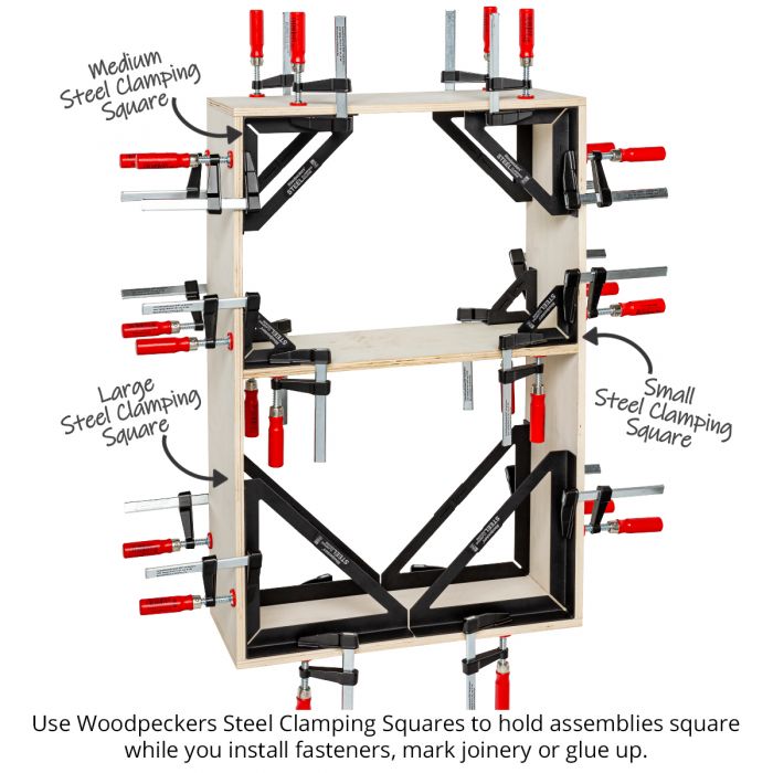 Woodpeckers - Steel Clamping Squares