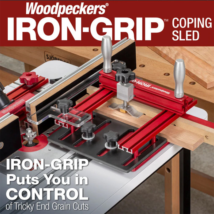 Woodpeckers - Iron-Grip™ Coping Sled — KJP Select Hardwoods